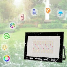 LED-projektor T-Sunus TS-F42100-RGBCW, RGB, WIFI, IP66, 100W, 2 PCS.