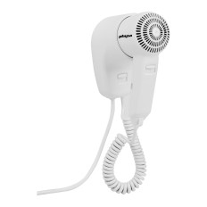 Sèche-cheveux de piscine hôtelier mural blanc 1200W Physa PURUS