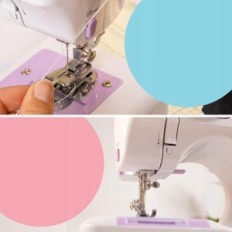 Máquina de coser artesanales y CO KI2342 para principiantes, iluminación LED