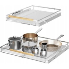 Cozinha deslizante extensível Sanno Organizadores e armários para gabinetes, 2 pcs