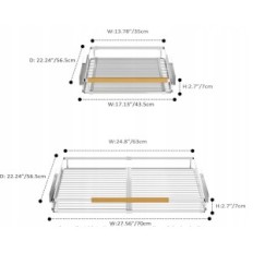 Elosztható, bővíthető konyha SANNO Szervezők és szekrények, 2 db