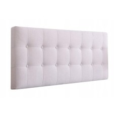 Kussen bij bed lezen, zonder room-witte rugleuning, 180 x 5 x 60 cm