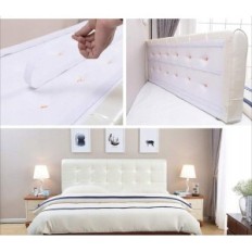 Travesseiro de leitura na cama, sem encosto creme-branco, 180 x 5 x 60 cm