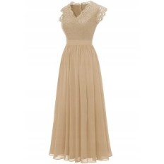 Vestido com vestido de renda, vestido de noite em cor xl