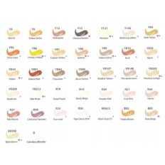 Markers Ohuhu Y30-80400-78 36 pcs, brush with double tip and case