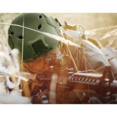 Taktična čelada Leogu Fast BJ Airsoft Battle Čelada za Paintball Green