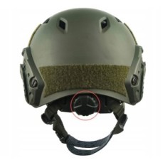 Casco táctico Leogu Fast BJ Airsoft Battle Casco para el paintball verde