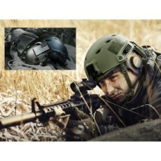 Taktisk hjälm Leogu Fast BJ Airsoft Battle Hjälm För Paintball Green