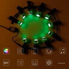 Set van 20 lamp Geyuey Home voor Bluetooth RGBWW vloer met een diameter van 45 mm IP67