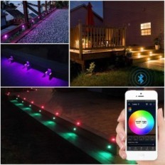 Komplet 20 svetilke Geyuey Home za Bluetooth RGBW Work s premerom 45mm IP67