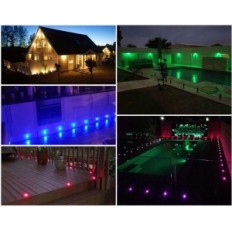 Set of 20 Lamp Geyuey home for Bluetooth RGBWW floor with a diameter of 45mm IP67