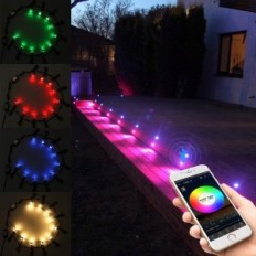 Σετ από 20 LAMP GEYUEY σπίτι για πάτωμα Bluetooth RGBWW με διάμετρο 45mm IP67