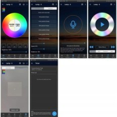 Conjunto de 20 lámpara Geyuey Home for Bluetooth RGBWW Floor con un diámetro de 45mm IP67