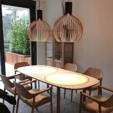 Vintage Mobile Lamp Yinyi, E27, Lestenec, črna 45cm