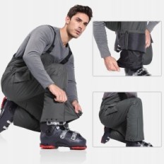 Pánské lyžařské kalhoty Baleaf Trekking kalhoty pro zimu xl
