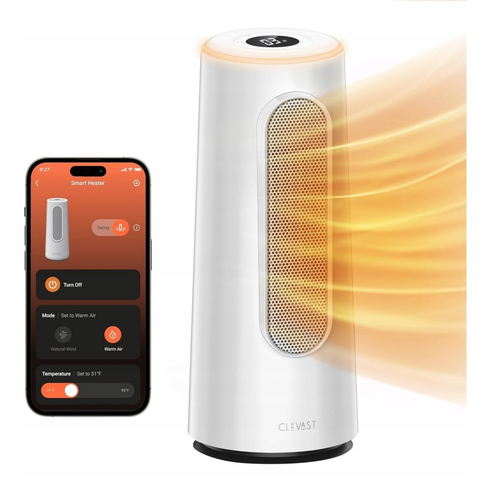 CLEVAST CL-EH01 1500 W TermovingLator, funkce časovače