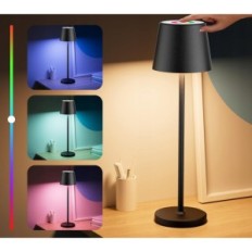 Asztali lámpa LED Keepoo 2 db vezeték nélküli akkumulátor 8 színek RGB