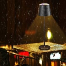 Tafellamp LED Keepoo 2 stuks Draadloze oplaadbare 8 RGB-kleuren