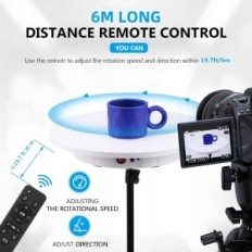 Ruotando BAOSHISHAN STAND con motore a motore, 360 gradi, 42 cm