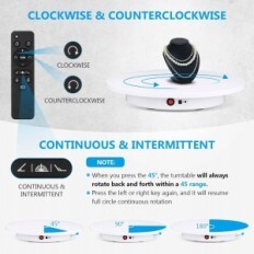 Rotating Baoshishan stand with motor drive, 360 degrees, 42 cm