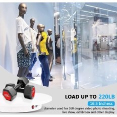 Rotating Baoshishan stand with motor drive, 360 degrees, 42 cm