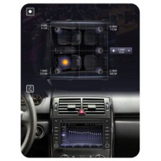 Isudar 8 pulgadas Android 10 con GPS, Bluetooth 4G WiFi que soporta cámaras USB