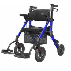Walker transformable et chaise de transport vocale, bleu