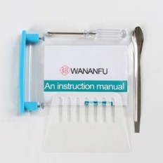 Wananfu Kapszula töltelék 100 lyukak mérete 1 kézi kapszula töltő gép gyógyszerekkel és kiegészítőkkel