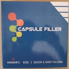 Wananfu cápsula enchimento 100 hole tamanho 1 manual máquina de enchimento cápsulas drogas e suplementos