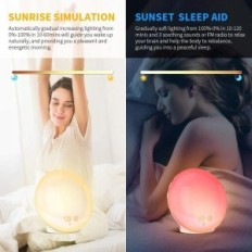 Kell Äratuskell Sunrise ja Sunset 7 Kõlab 11 Värvid FM