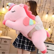 Plush Unicorn 70 cm - Charmig leksak för barn och magiska entusiaster
