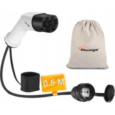 Cabo de carregamento de 2 motocicletas Schuko 16A, 250V IEC 62196 0.5m Guwieyg