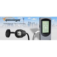 Câble de recharge de 2 motos Schuko 16a, 250V IEC 62196 0.5m Guwieyg