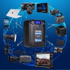 Recarregável 98Wh V-Mount / V-Lock Tipo C D-Tap USB Um micro USB Fxlion Nano tipo