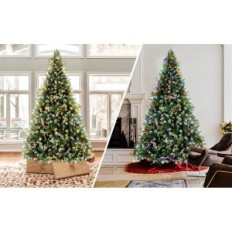 Árvore de Natal Artificial 330 Quente branco e colorido LED 180 cm ShareConn