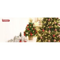 Mini árvore de Natal com um asterisco de 20 diodos de diodo emissor de luz branco quente 40 cm yorbay