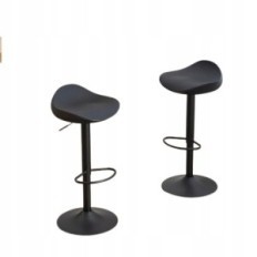 Conjunto de Skol & Skullder de taburetes de bar 2 Negro, Rotary