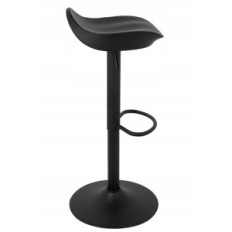 Kidal & Shelleder Set Bar Stools 2 Black, Rotary