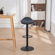 Conjunto de Skol & Skullder de taburetes de bar 2 Negro, Rotary