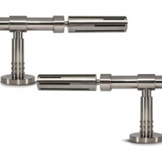 Metalna metalna zavjesa za čitanje jednog 170-310 cm 19 cm nikla gcurantain