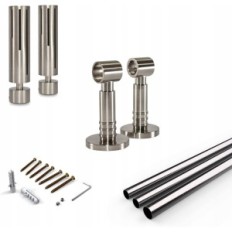 Metall-Metallvorhang, der Single 170-310cm liest, 19 cm Nickel Gcurtain