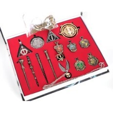 Acessórios de varinha Conjunto de medalhões de Harry Potter Pingentes