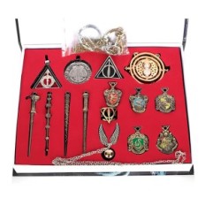 Zauberstab Zubehör Set von Medaillons von Harry Potter Anhänger