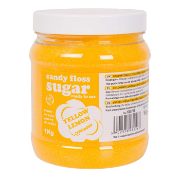 Colorful sugar for a yellow...