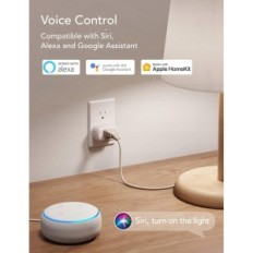 Den intelligente Wi-Fi-kontakten fungerer med Apple Homekit sett 4 elementer