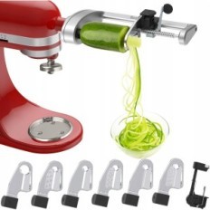 Spiralizer with 7 blades Compatible with KitchenAid Bestand mixer