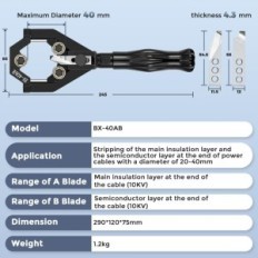 "Universal Multi-Functional" kabelis už 20-40mm bonvoisin