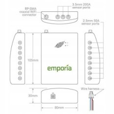 3-phase energy monitor Solar energy meter EMPORIA ENERGY