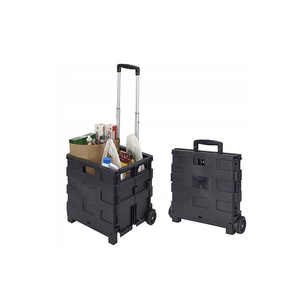 Mand vouwkar trolley zwart