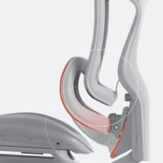 Biroja krēsls Sihoo Doro C300 L-A3-002 Ergonomisks balts